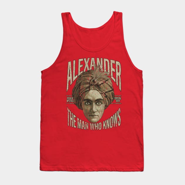 Alexander the Man Who Knows 1915 Tank Top by JCD666